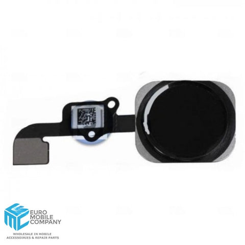 Flex de bouton d'accueil pour iPhone 6/6 Plus - Complet - Noir