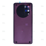 Vitre arrière Oppo Reno12 Pro avec espace pour objectif, couleur marron, OEM