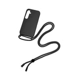 Cache-cordon pour collier Rixus TPU pour Samsung Galaxy S24 Noir