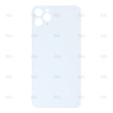 Vitre Arrière pour Apple iPhone 11 Pro Max, cadre de caméra agrandi – Argent – Compatible