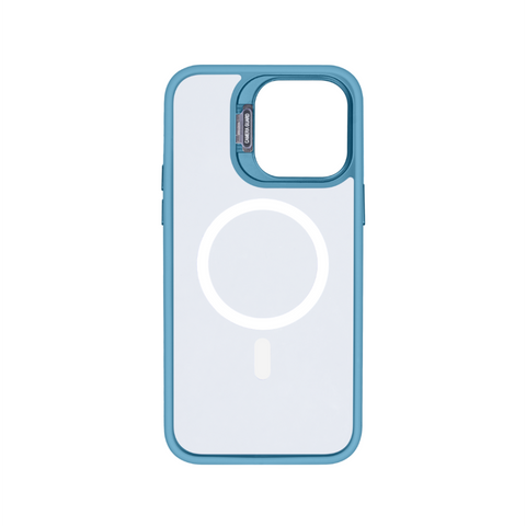 Étui Rixus Classic 03 avec MagSafe pour Apple iPhone 14 bleu clair