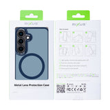 Étui Rixus Classic 04 avec MagSafe pour Samsung Galaxy S25 Plus bleu foncé