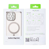 Étui Rixus Instinct Mag pour Apple iPhone 15 Pro gris titane
