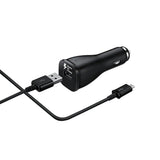 Chargeur rapide pour voiture Samsung EP-LN915UBEGWW avec câble USB C - Noir