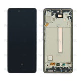 Chassis + Ecran Officiel Service Pack + Vitre pour Samsung Galaxy A53 5G A536B - Noir
