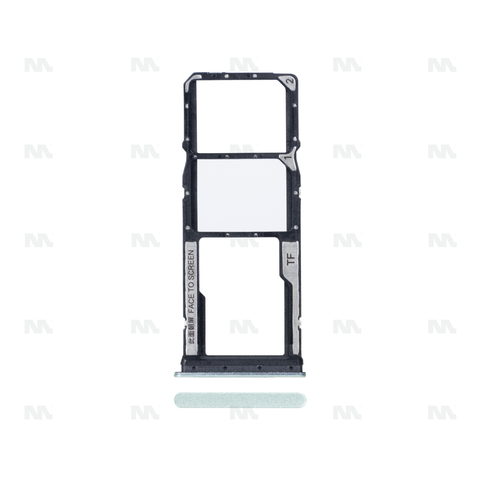 Support pour carte SIM Xiaomi Redmi 13C vert trèfle OEM