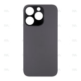 Vitre Arrière sans NFC pour Apple iPhone 14 Pro, espace agrandi pour le bloc complet de l'appareil photo - Noir - Compatible
