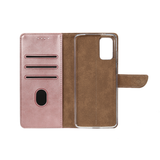 Rixus Bookcase pour Samsung Galaxy A41 Rose