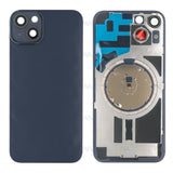 Vitre Arrière sans NFC pour Apple iPhone 14 Plus, bloc complet de caméra agrandi Midnight Compatible
