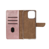Rixus Bookcase pour Apple iPhone 16 Pro Rose