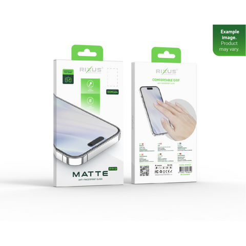 Verre trempé mat Rixus pour Apple iPhone 12, 12 Pro