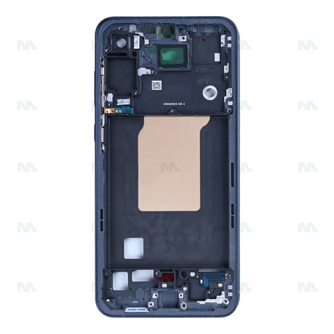 Cadre central pour Samsung Galaxy A55 5G A556B – Bleu glacier – OEM