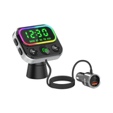 Émetteur FM Bluetooth 2 en 1 et adaptateur pour voiture – Rixus RXBT55 – Noir