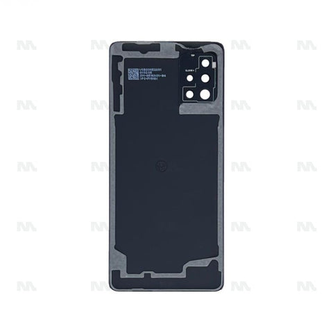 Vitre arrière pour Samsung Galaxy A51 5G A516B avec prisme pour objectif, noir, Original