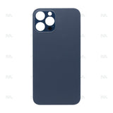 Vitre Arrière avec bloc complet pour Apple iPhone 12 Pro Max, cadre de caméra agrandi Pacific Blue Compatible