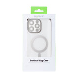 Étui Rixus Instinct Mag pour Apple iPhone 12, 12 Pro Argent