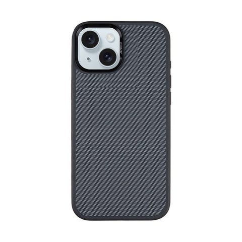 Coque Mag Carbon avec MagSafe pour Apple iPhone 14 Titanium Black