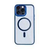 Étui Rixus Classic 04 avec MagSafe pour Apple iPhone 15 Pro Max bleu foncé