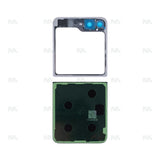 Kit de coques arrière avec lentille blanche EM pour Samsung Galaxy Z Flip6 F741B