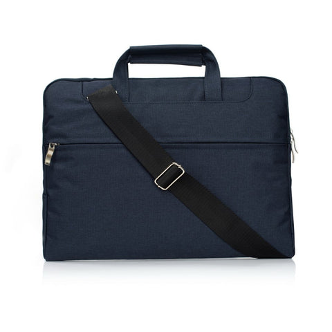 Housse pour ordinateur portable avec bandoulière 15, 16,2 pouces Bleu marine
