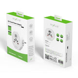 Adaptateur secteur Rixus RXHC27 pour l'UE, blanc