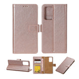 Rixus Bookcase pour Apple iPhone 13 Mini Rose