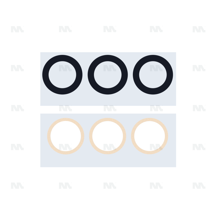 Ensemble d'objectifs pour appareil photo pour Samsung Galaxy S22 Plus S906B (3 pièces) Compatible