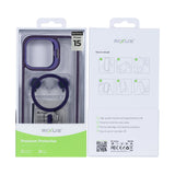 Étui Rixus Classic 03 avec MagSafe pour Apple iPhone 15 violet foncé