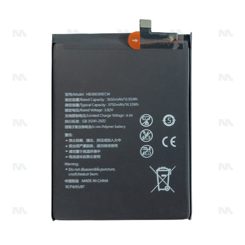 Batterie Huawei Honor 20, Play, View 10, P10 Plus, Mate 20 Lite, Nova 3, Nova 5T, 8X (HB386589ECW) - OEM
