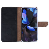 Rixus Bookcase pour Google Pixel 9 Pro Noir