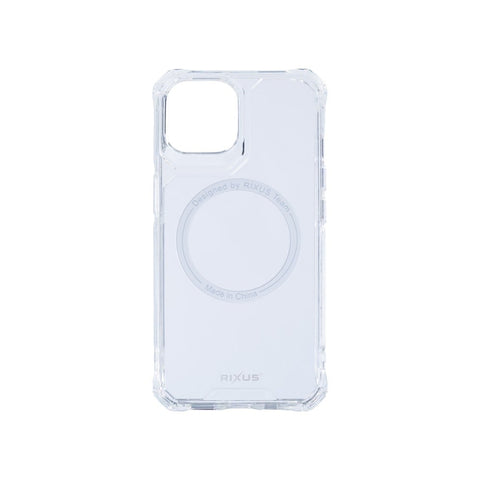Étui antichoc Rixus Armor-X avec MagSafe pour Apple iPhone 13 transparent