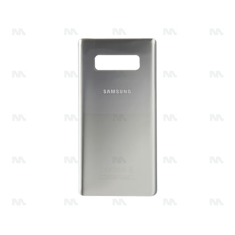 Vitre arrière pour Samsung Galaxy Note 8 N950F sans objectif, argent, OEM