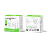 Chargeur rapide Rixus RXHC20C Câble USB-C vers USB-C 1,8 m 20 W Blanc