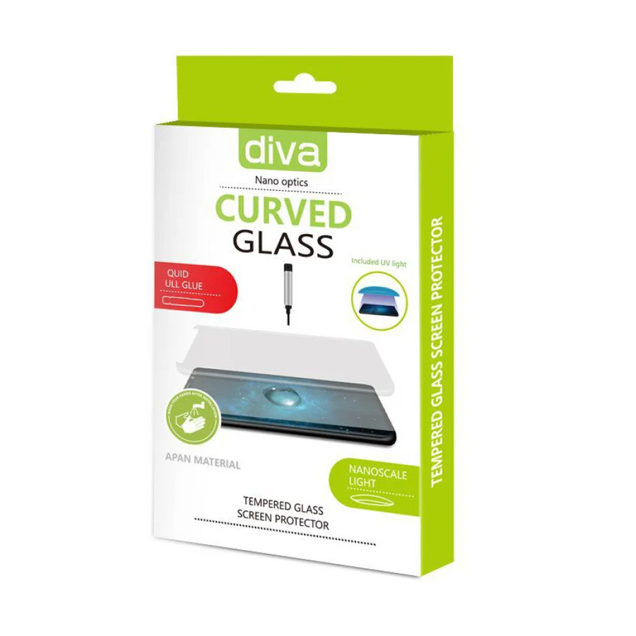 Protecteur liquide UV en verre incurvé Diva pour Samsung Galaxy S22 Plus