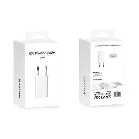 Adaptateur secteur CH5W USB-A 5 W blanc