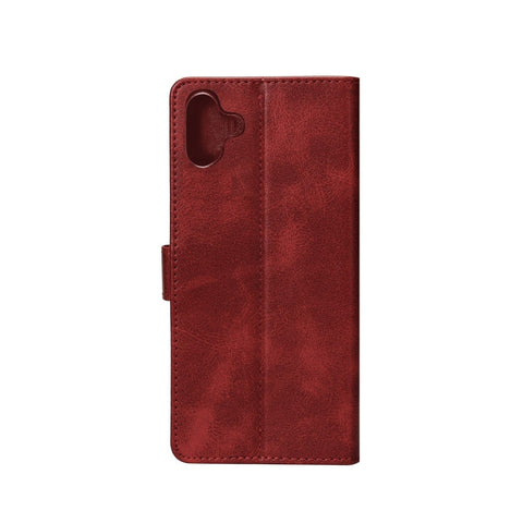Bibliothèque Rixus pour Samsung Galaxy A05 Rouge foncé