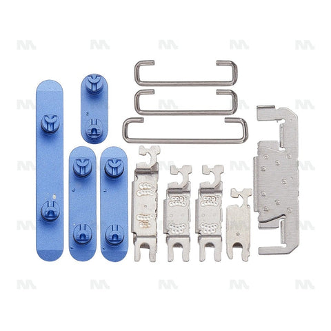 Ensemble de boutons latéraux Ultramarine Compatible (4 pièces) pour Apple iPhone 16, 16 Plus