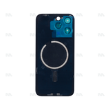 Vitre Arrière sans NFC, cadre d'appareil photo agrandi Bleu titane Compatible pour Apple iPhone 15 Pro
