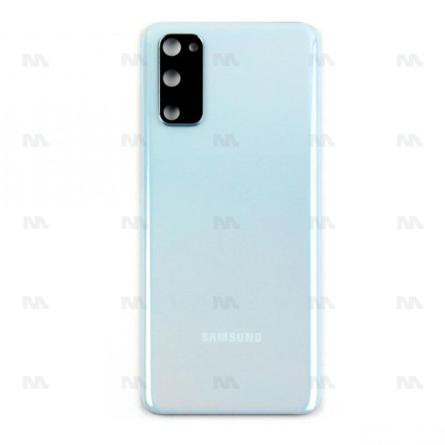 Vitre arrière avec objectif bleu nuage Original pour Samsung Galaxy S20 4G G980F, S20 5G G981B
