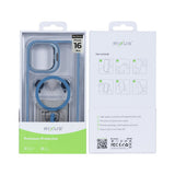 Étui Rixus Classic 03 avec MagSafe pour Apple iPhone 16 Plus bleu clair