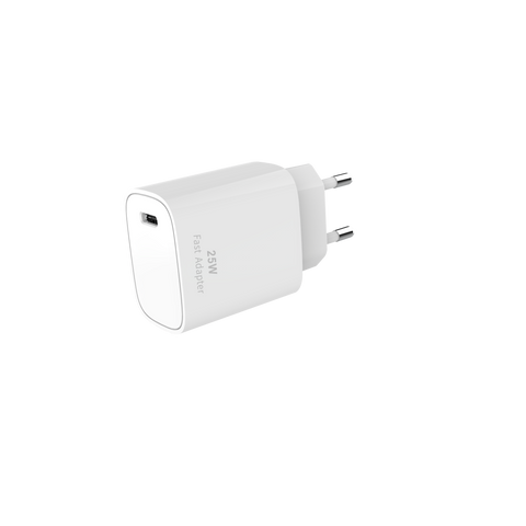 Adaptateur de charge rapide CH2023 USB-C 25 W blanc