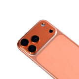 Protection ultra transparente pour appareil photo Rixus pour Apple iPhone 17 Pro Cosmic Orange