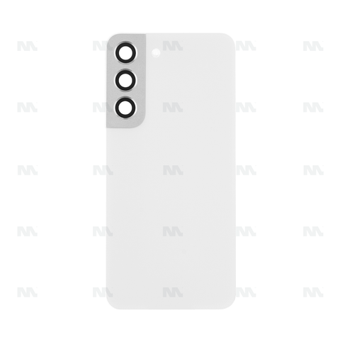 Vitre arrière pour Samsung Galaxy S22 S901B avec lentille crème OEM