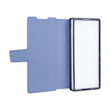 Étui portefeuille Rixus avec porte-stylo pour Samsung Galaxy Z Fold5 bleu Sierra