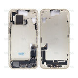 Cadre central jaune OEM pour Apple iPhone 15