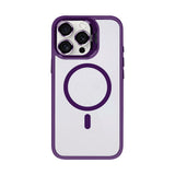 Étui Rixus Classic 03 avec MagSafe pour Apple iPhone 15 Pro Max violet foncé
