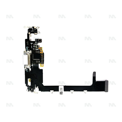 Connecteur de charge pour Apple iPhone 11 Pro Max – Finition mate argent – Reconditionné