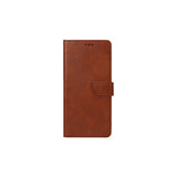 Rixus Bookcase pour Apple iPhone 14 Pro Marron