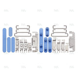 Ensemble de boutons latéraux Ultramarine Compatible (4 pièces) pour Apple iPhone 16, 16 Plus