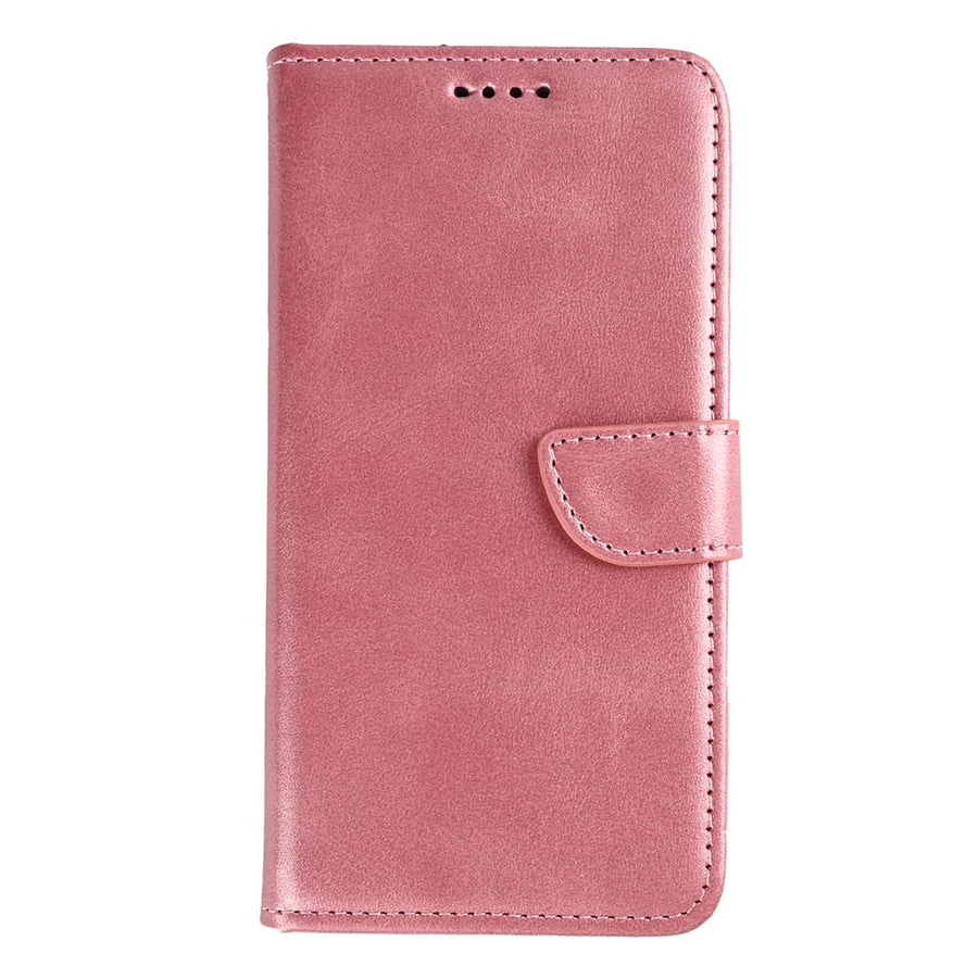 Rixus Bookcase pour Apple iPhone 16e Rose